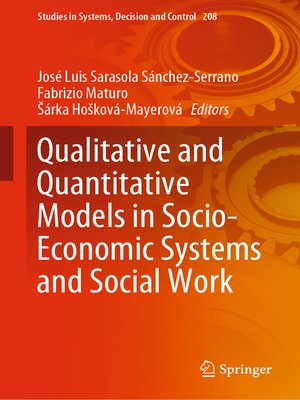 cover image of Qualitative and Quantitative Models in Socio-Economic Systems and Social Work